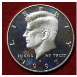 1997 S Silver Proof Kennedy Half