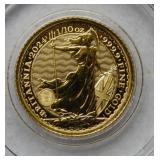 2024 Britannia 1/10oz .9999 Gold Coin/Bullion