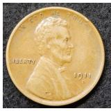 1911 D Lincoln Wheat Cent