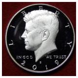 2019 S Silver Proof Kenned Half Dollar