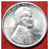 1943 Steel Lincoln Wheat Cent