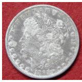 1885 S Morgan Silver Dollar - scratch