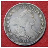 1806 Bust Silver Half Dollar