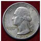 1934 Washington Silver Quarter