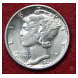 1939 S Mercury Silver Dime