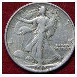 1917 S REV Walking Liberty Silver Half