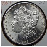 1889 S Morgan Silver Dollar Coin
