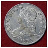 1826 Bust Silver Half Dollar