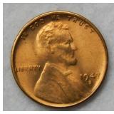 1947 S Lincoln Wheat Cent