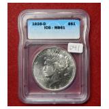 1926 D Peace Silver Dollar ICG MS81