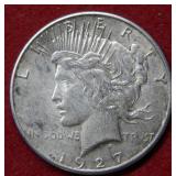 1927 S Peace Silver Dollar