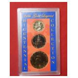 24KT Gold Plated Colorized US Coins