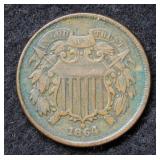 1864 Two Cent Piece