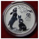 2023 Australia 1/2oz .9999 Silver Rabbit Bullion