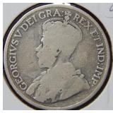 1912 Canada Silver Quarter