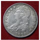 1808 Bust Silver Half