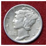 1936 D Mercury Silver Dime