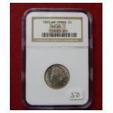 1883 Liberty Head Nickel 'No Cents' NGC MS62