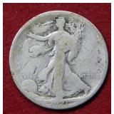 1921 S Walking Liberty Silver Half