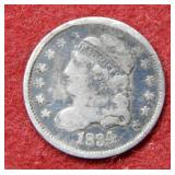 1834 Bust Silver Half Dime