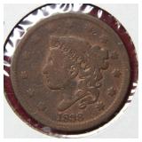 1838 Large Cent
