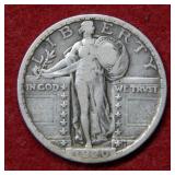 1920 Standing Liberty Silver Quarter