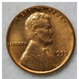 1955 Poor Man's Double Die Lincoln Cent