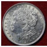 1921 Morgan Silver Dollar - planchet mint error