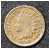 1864 Indian Head Cent - bronze