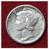 1935 D Mercury Silver Dime