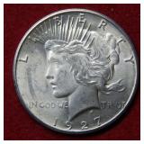 1927 Peace Silver Dollar