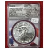 2021 Silver Eagle 1oz ANACS MS70 type I