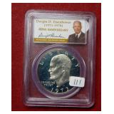 1973 S Eisenhower Silver Dollar PCGS PR69 DCAM