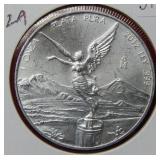 2012 Mexico Onza .999 Silver Bullion ***