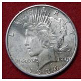 1934 D Peace Silver Dollar
