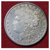 1879 S Morgan Silver Dime - 1878 Reverse
