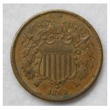 1865 Two Cent Piece