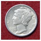 1930 Mercury Silver Dime