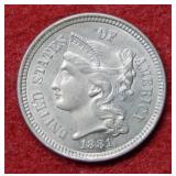1881 Three Cent Nickel