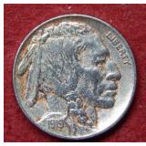 1919 Buffalo Nickel - cleaned