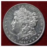 1885 Morgan Silver Dollar Coin