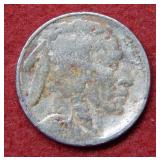 1917 S Buffalo Nickel - cleaned