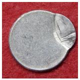 1996 Off Center Punch Jefferson Nickel
