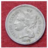1875 Three Cent Nickel