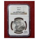 1888 Morgan Silver Dollar NGC MS64