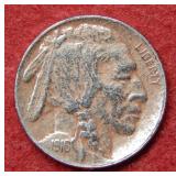 1916 Buffalo Nickel - cleaned