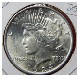1924 Peace Silver Dollar