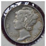 1943 Mercury Silver Dime
