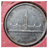 1939 Canada Silver Dollar