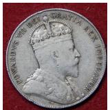1909 Newfoundland Silver Half Dollar